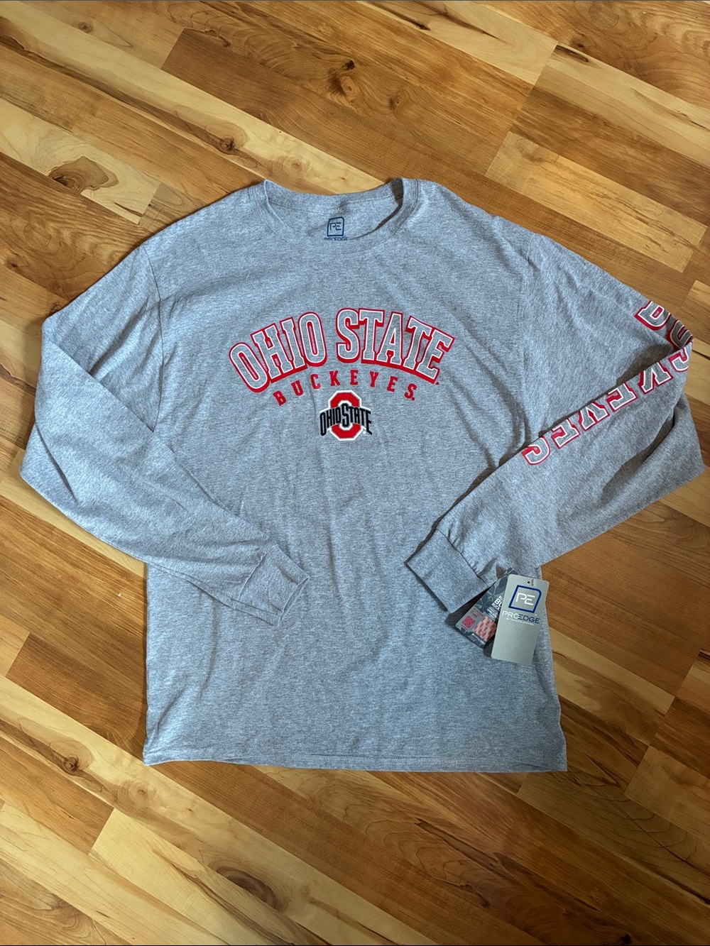 Pro Edge Ohio State University Buckeyes Long Sleeve Shirt - Men’s Size L